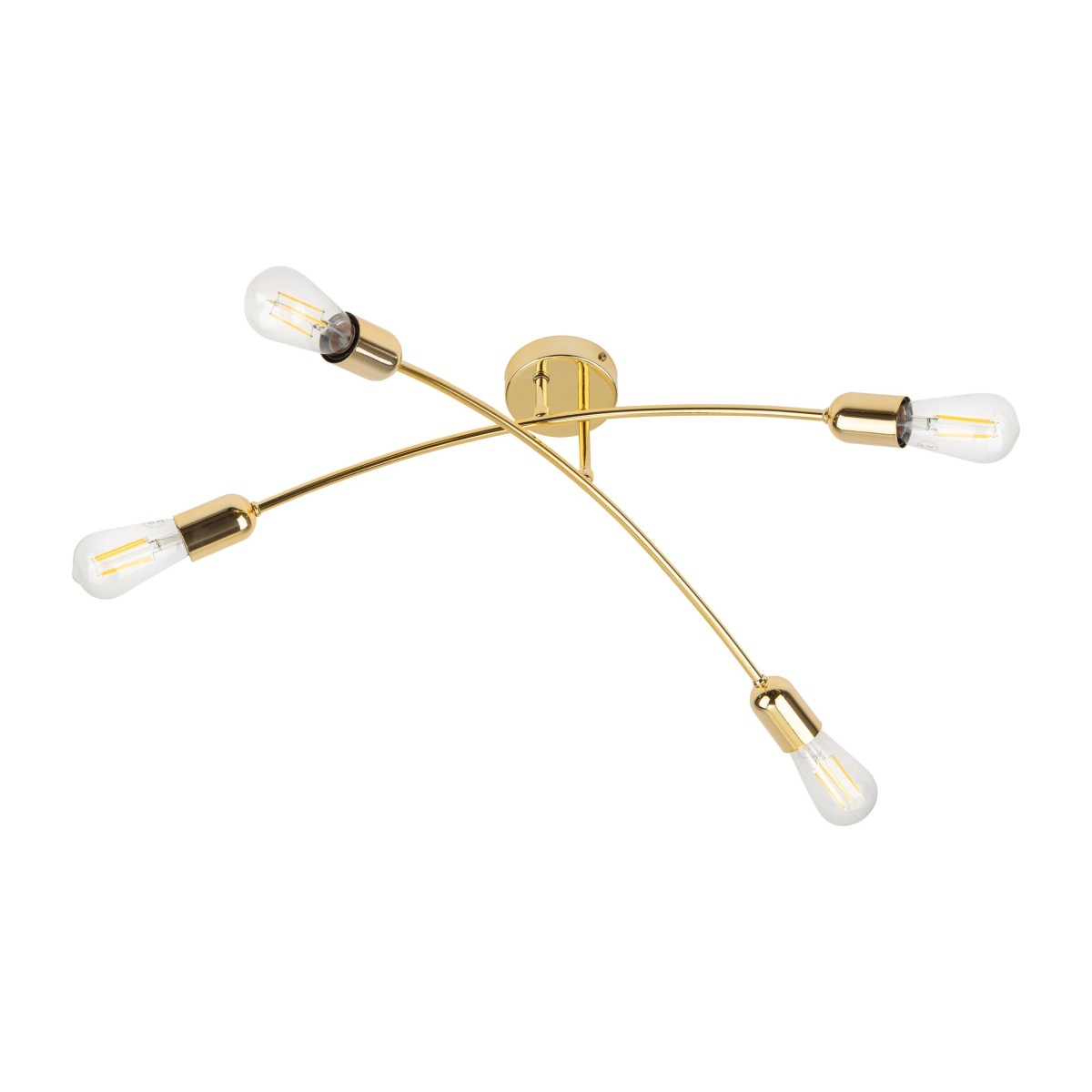 Lampa sufitowa TK-Lighting HELIX TKL4688 kolor - złoty styl Nowoczesny  Glamour