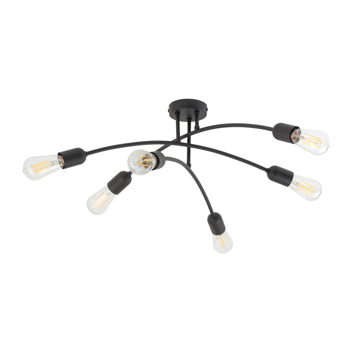 Lampa sufitowa TK-Lighting HELIX TKL4679 kolor - czarny styl Nowoczesny  Minimalistyczny