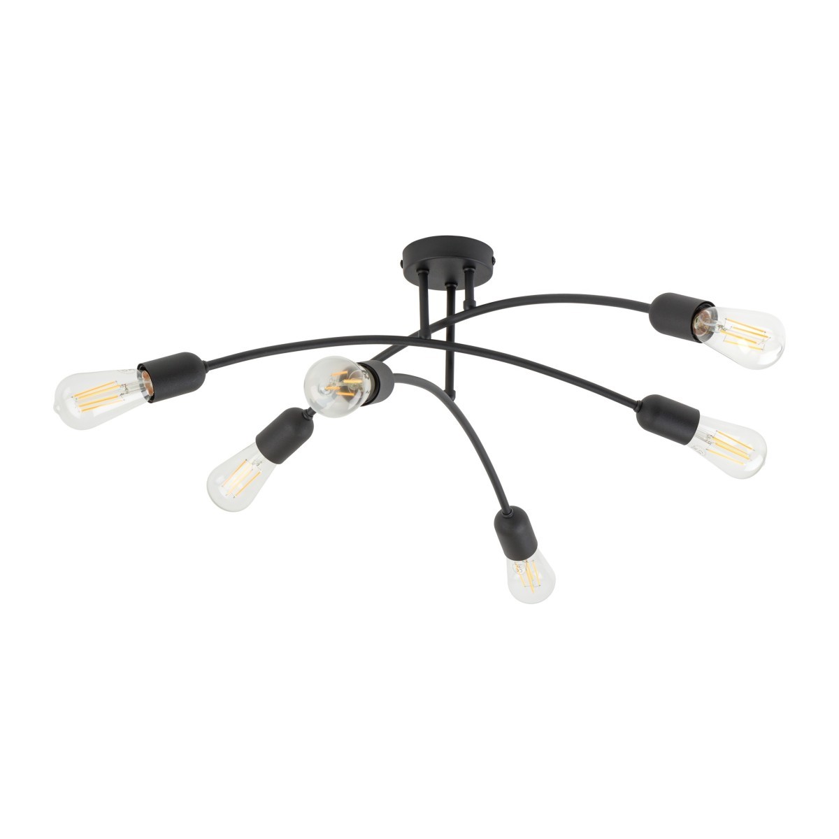 Lampa sufitowa TK-Lighting HELIX TKL4679 kolor - czarny styl Nowoczesny  Minimalistyczny