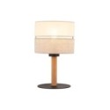 Lampka nocna TK-Lighting ECO TKL5596 kolor - sosna - czarny styl Boho  Skandynawski