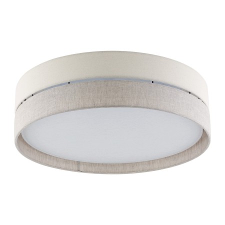 Lampa sufitowa TK-Lighting ECO TKL5774  Lampa ścienna kolor - biały - len styl Boho  Skandynawski