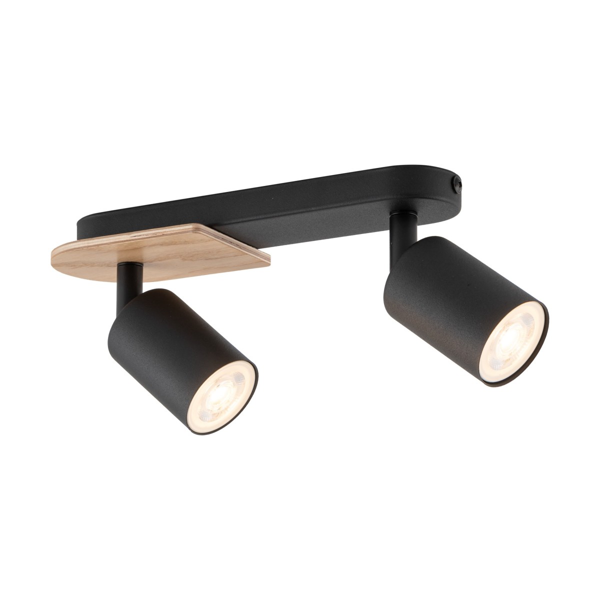 Lampa sufitowa TK-Lighting COVER TKL4674  Lampa ścienna kolor - orzech - czarny styl Klasyczny  Rustykalny