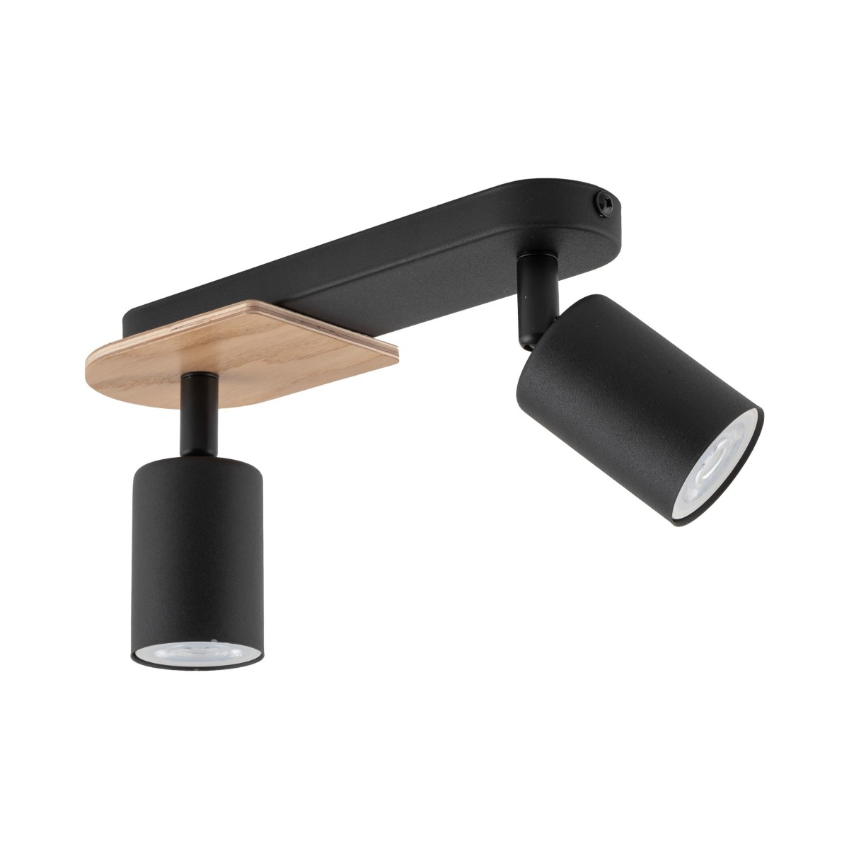 Lampa sufitowa TK-Lighting COVER TKL4674  Lampa ścienna kolor - orzech - czarny styl Klasyczny  Rustykalny