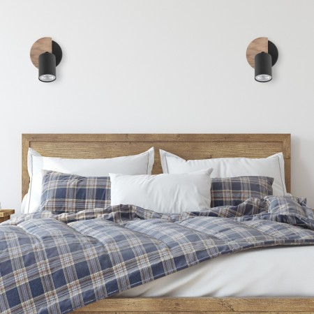 Lampa sufitowa TK-Lighting COVER TKL4673  Lampa ścienna kolor - orzech - czarny styl Klasyczny  Rustykalny