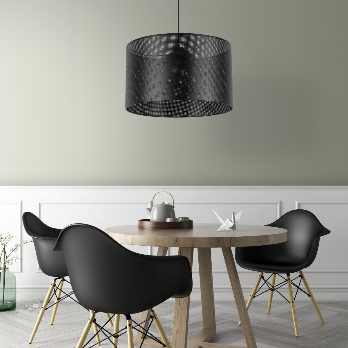 Lampa wisząca TK-Lighting MORENO TKL4990  Lampa sufitowa kolor - czarny styl Nowoczesny  Minimalistyczny