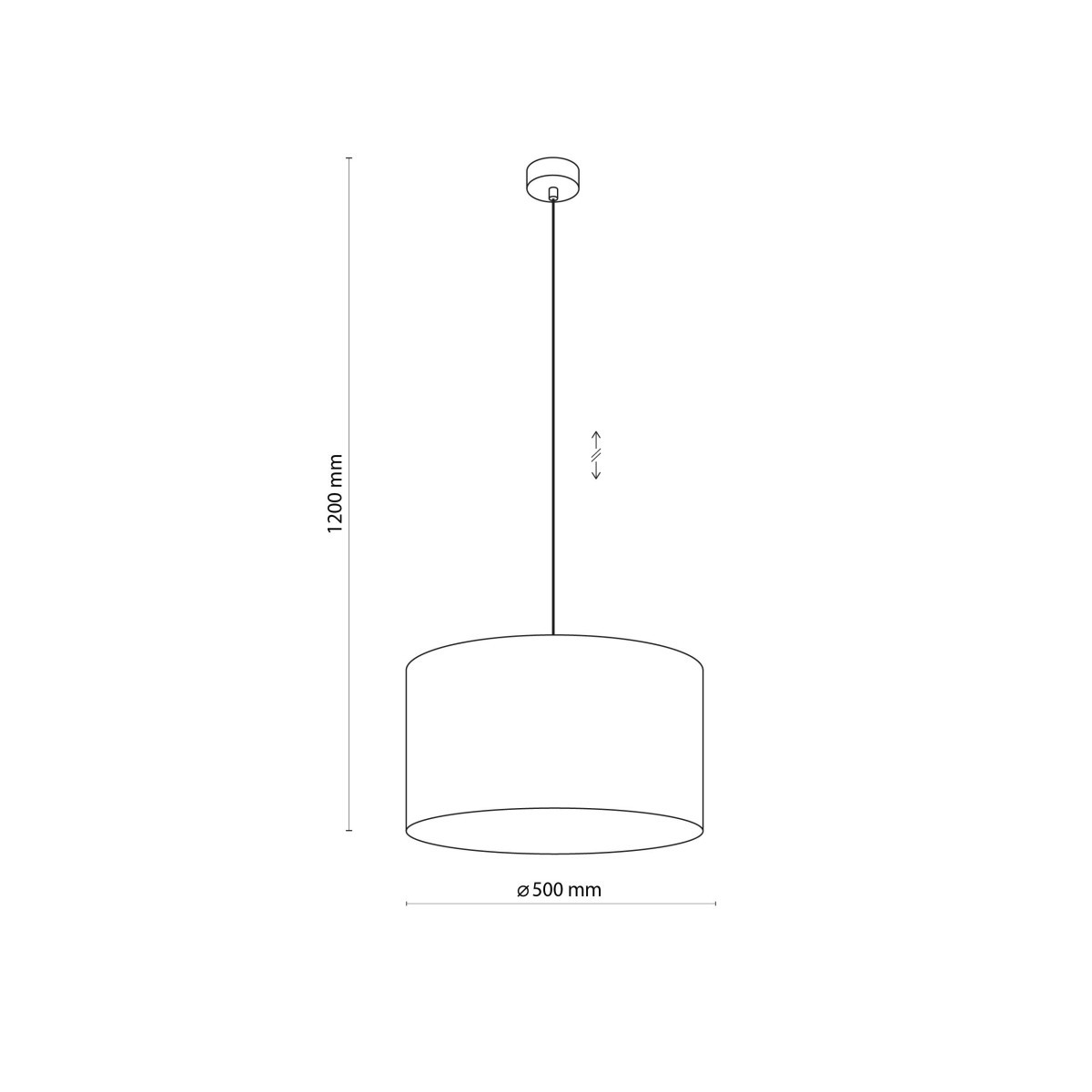 Lampa wisząca TK-Lighting MORENO TKL4990  Lampa sufitowa kolor - czarny styl Nowoczesny  Minimalistyczny