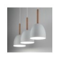Lampa wisząca TK-Lighting NORD TKL4869  Lampa sufitowa kolor - biały - sosna styl Nowoczesny  Skandynawski