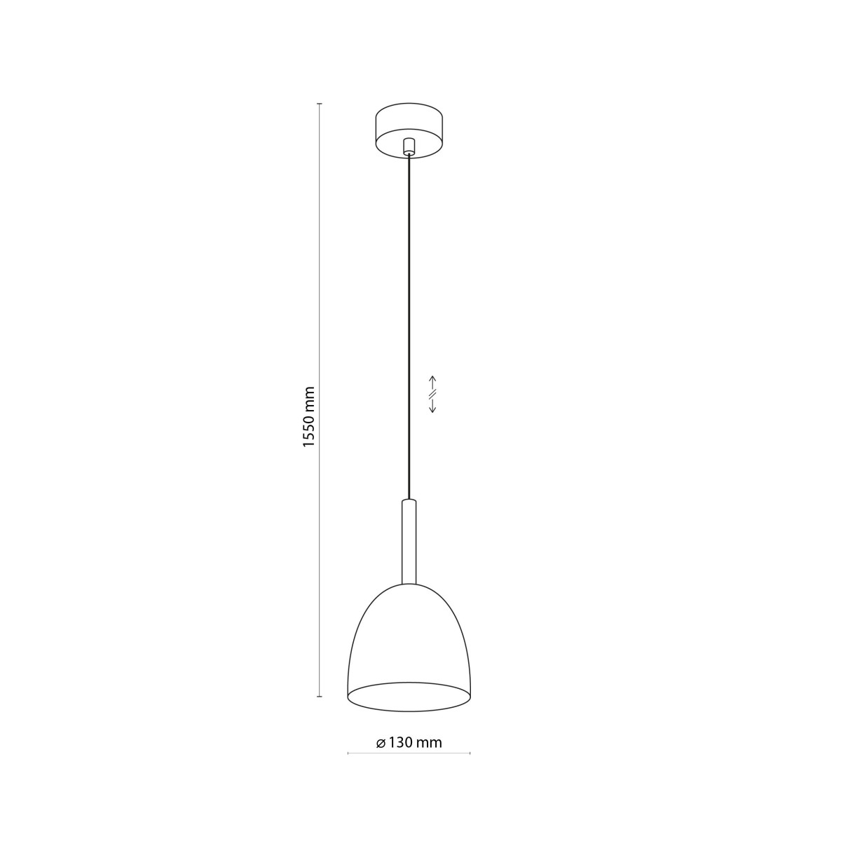 Lampa wisząca TK-Lighting NORD TKL4870  Lampa sufitowa kolor - sosna - czarny styl Nowoczesny  Loftowy