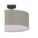 Lampa sufitowa TK-Lighting RONDO TKL6247 kolor - czarny - len styl Klasyczny  Minimalistyczny