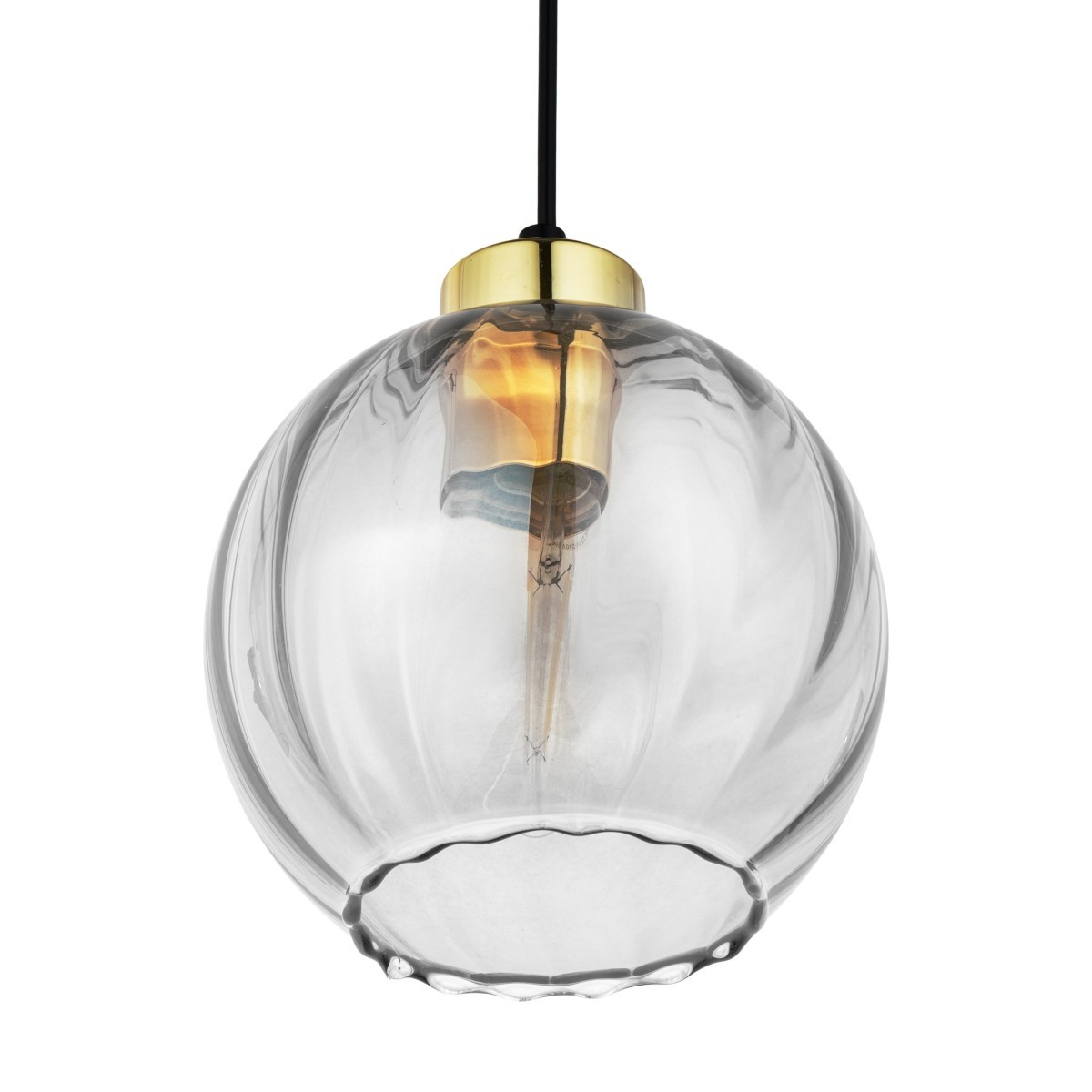 Lampa wisząca TK-Lighting DEVI TKL4646 kolor - złoty - czarny styl Klasyczny  Glamour