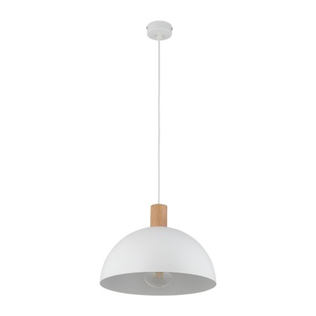 Lampa wisząca TK-Lighting OSLO TKL4851  Lampa sufitowa kolor - biały - sosna styl Nowoczesny  Skandynawski