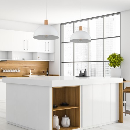 Lampa wisząca TK-Lighting OSLO TKL4851  Lampa sufitowa kolor - biały - sosna styl Nowoczesny  Skandynawski