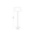 Lampa podłogowa TK-Lighting MAJA TKL5547 kolor - czarny - biały styl Nowoczesny  Loftowy