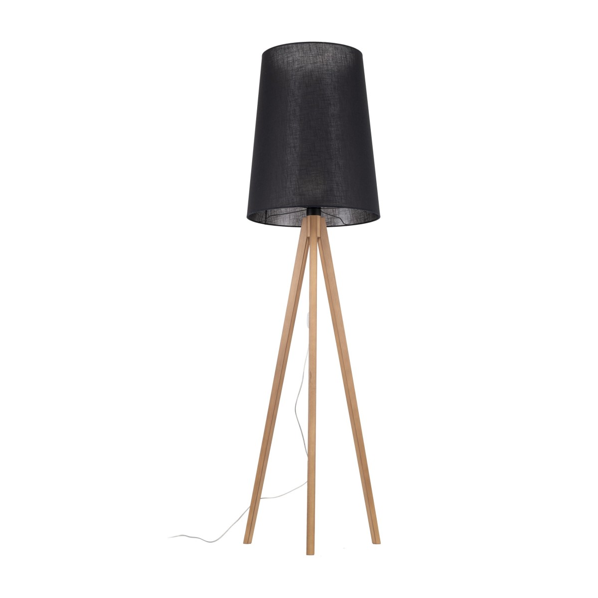 Lampa podłogowa TK-Lighting WALZ TKL5599 kolor - sosna - czarny styl Nowoczesny  Loftowy