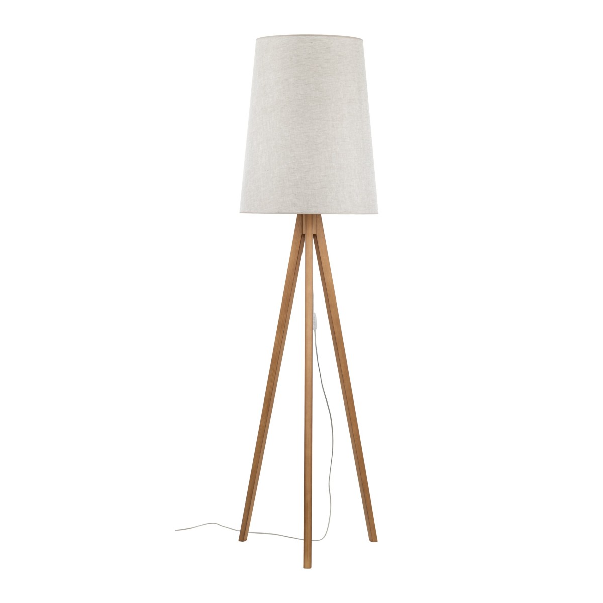 Lampa podłogowa TK-Lighting WALZ TKL5598 kolor - sosna - len styl Nowoczesny  Boho