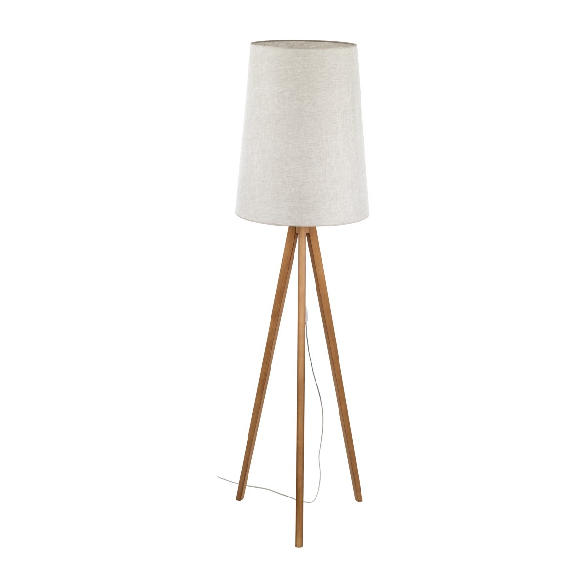 Lampa podłogowa TK-Lighting WALZ TKL5598 kolor - sosna - len styl Nowoczesny  Boho