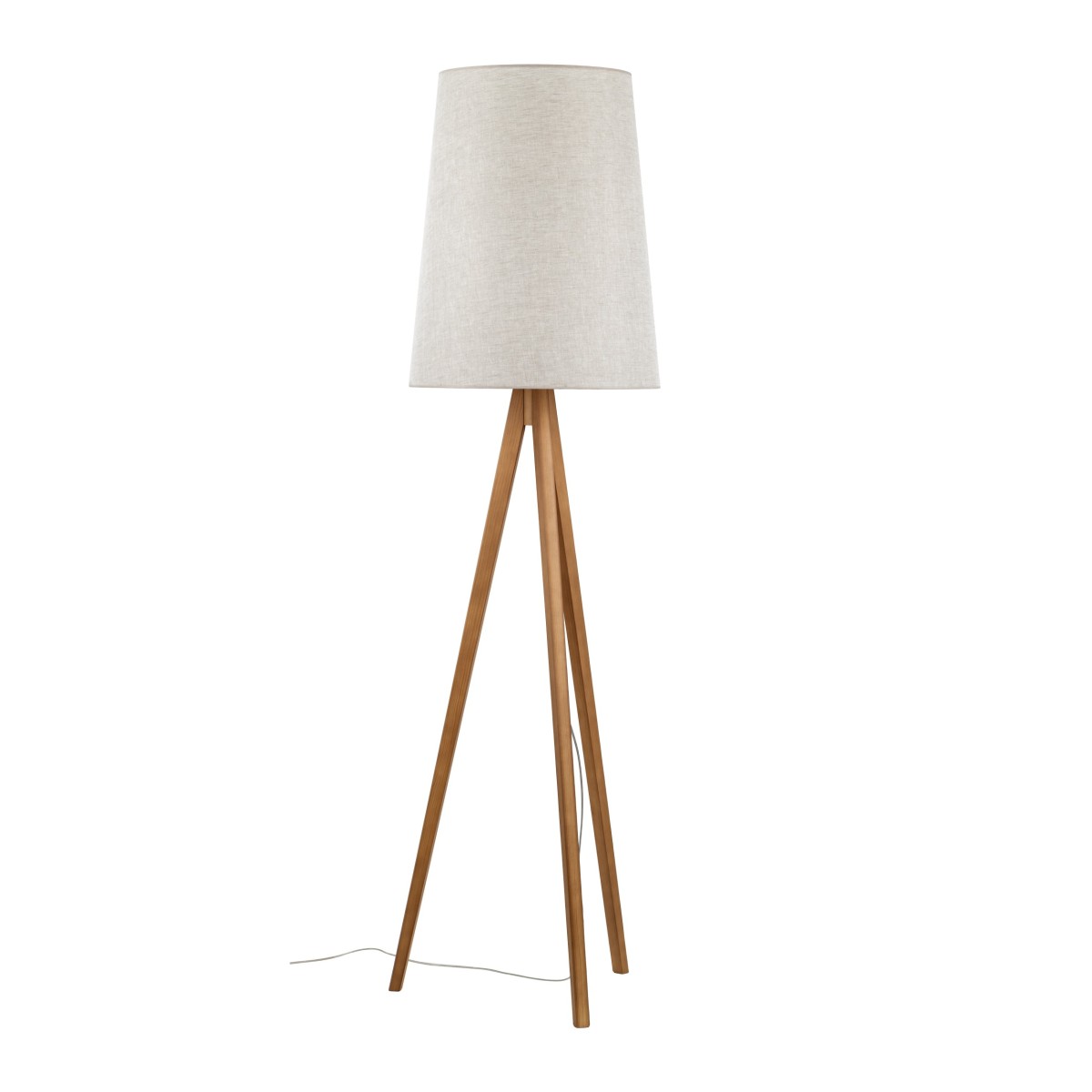 Lampa podłogowa TK-Lighting WALZ TKL5598 kolor - sosna - len styl Nowoczesny  Boho