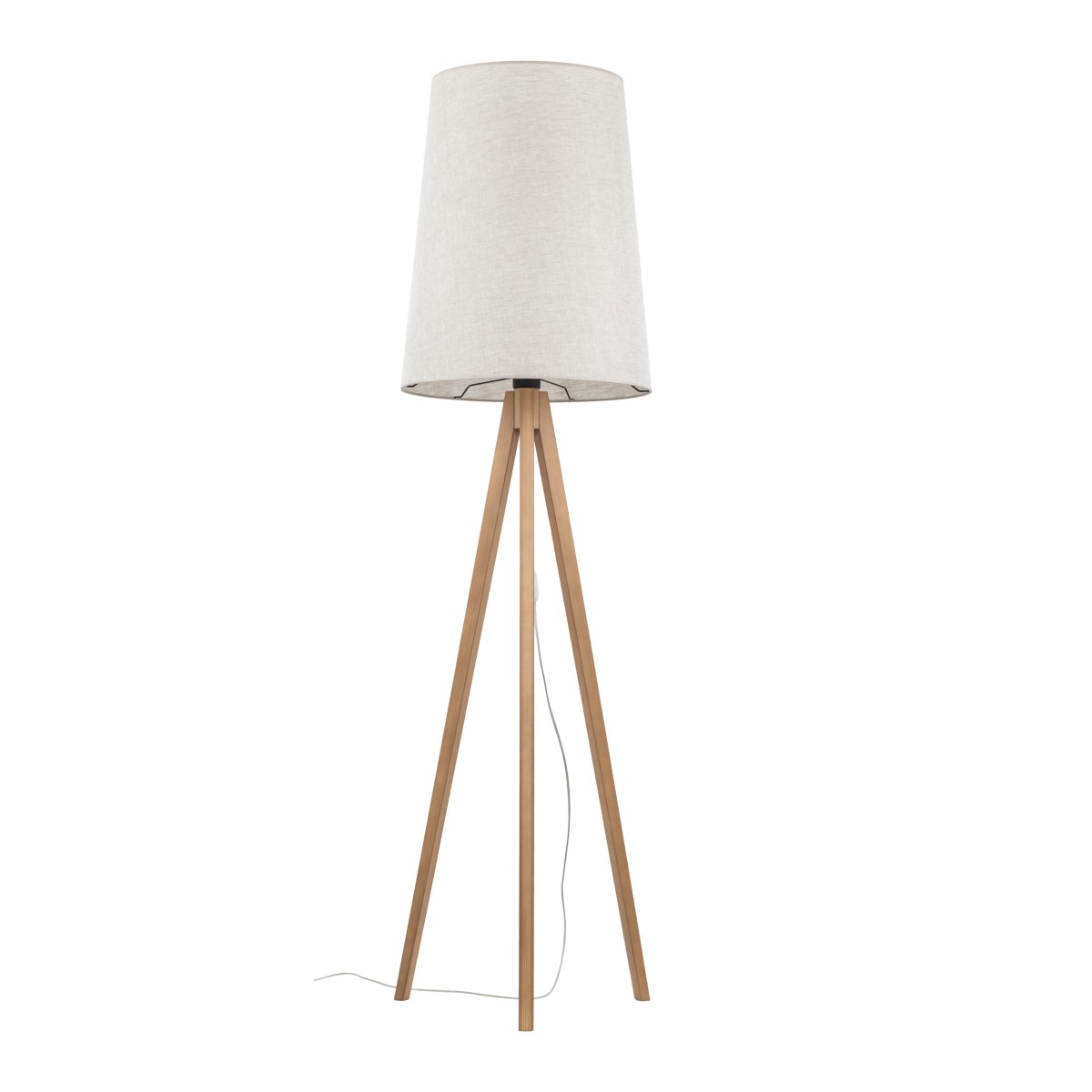 Lampa podłogowa TK-Lighting WALZ TKL5598 kolor - sosna - len styl Nowoczesny  Boho