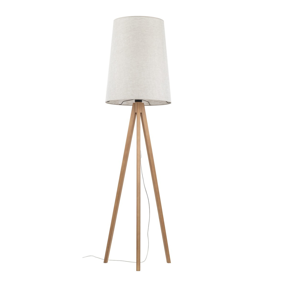 Lampa podłogowa TK-Lighting WALZ TKL5598 kolor - sosna - len styl Nowoczesny  Boho