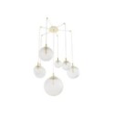 Lampa wisząca TK-Lighting CADIX TKL4608  Lampa sufitowa kolor - złoty - transparentny styl Nowoczesny  Glamour