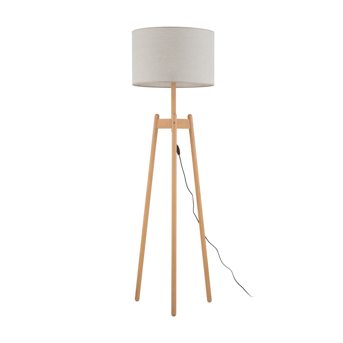 Lampa podłogowa TK-Lighting PEREZ TKL5423 kolor - sosna - len styl Nowoczesny  Boho