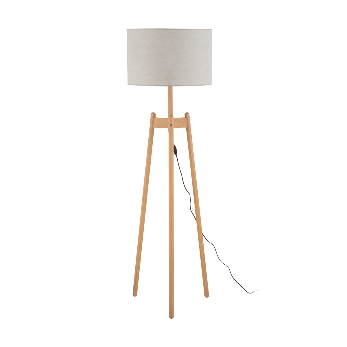 Lampa podłogowa TK-Lighting PEREZ TKL5423 kolor - sosna - len styl Nowoczesny  Boho