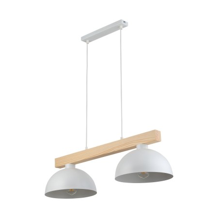 Lampa wisząca TK-Lighting OSLO TKL4713  Lampa sufitowa kolor - biały - sosna styl Skandynawski  Industrialny