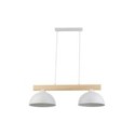 Lampa wisząca TK-Lighting OSLO TKL4713  Lampa sufitowa kolor - biały - sosna styl Skandynawski  Industrialny