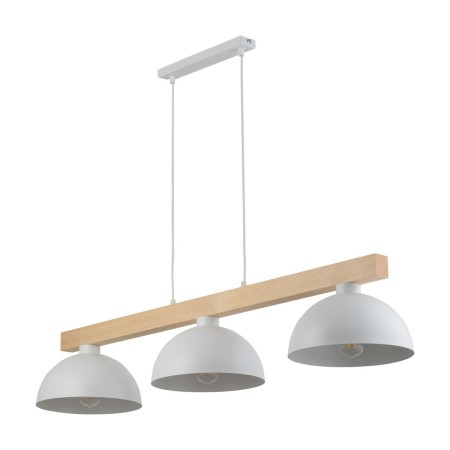 Lampa wisząca TK-Lighting OSLO TKL4712  Lampa sufitowa kolor - biały - sosna styl Skandynawski  Industrialny