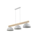 Lampa wisząca TK-Lighting OSLO TKL4712  Lampa sufitowa kolor - biały - sosna styl Skandynawski  Industrialny
