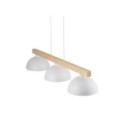 Lampa wisząca TK-Lighting OSLO TKL4712  Lampa sufitowa kolor - biały - sosna styl Skandynawski  Industrialny