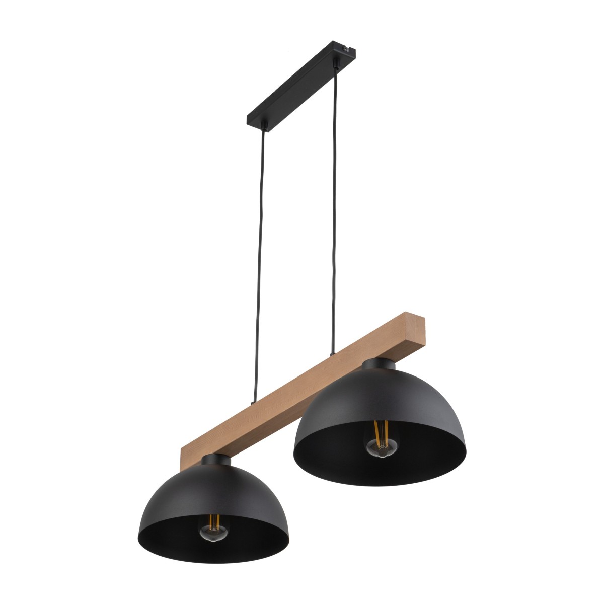 Lampa wisząca TK-Lighting OSLO TKL4711  Lampa sufitowa kolor - sosna - czarny styl Skandynawski  Industrialny