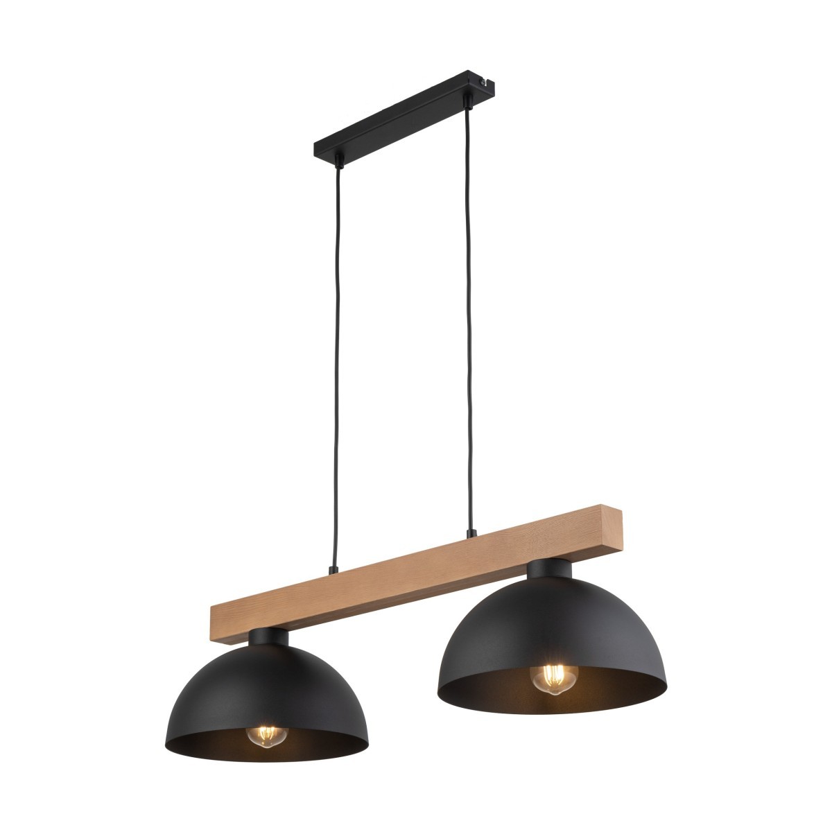 Lampa wisząca TK-Lighting OSLO TKL4711  Lampa sufitowa kolor - sosna - czarny styl Skandynawski  Industrialny