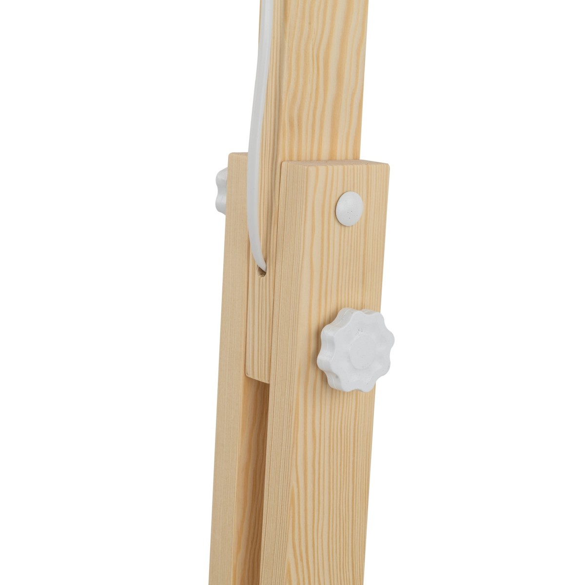 Lampa podłogowa TK-Lighting OSLO TKL5592 kolor - biały - sosna styl Skandynawski  Industrialny