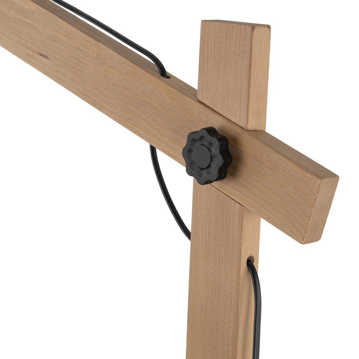 Lampa podłogowa TK-Lighting OSLO TKL5582 kolor - sosna - czarny styl Skandynawski  Industrialny