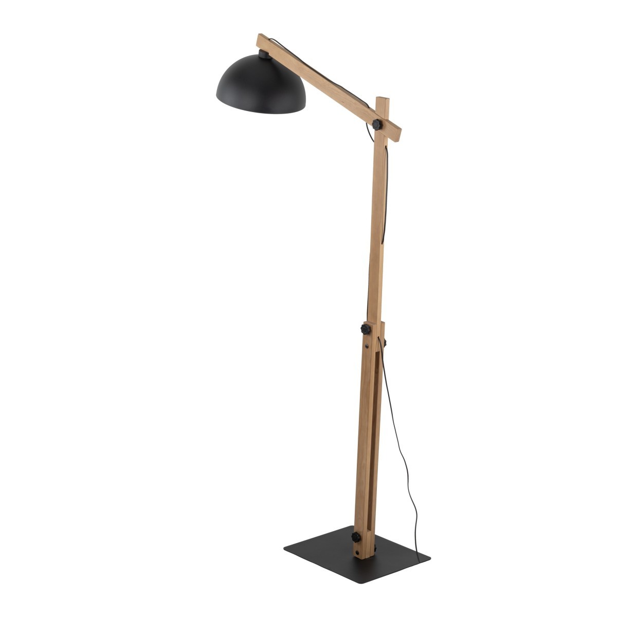 Lampa podłogowa TK-Lighting OSLO TKL5582 kolor - sosna - czarny styl Skandynawski  Industrialny