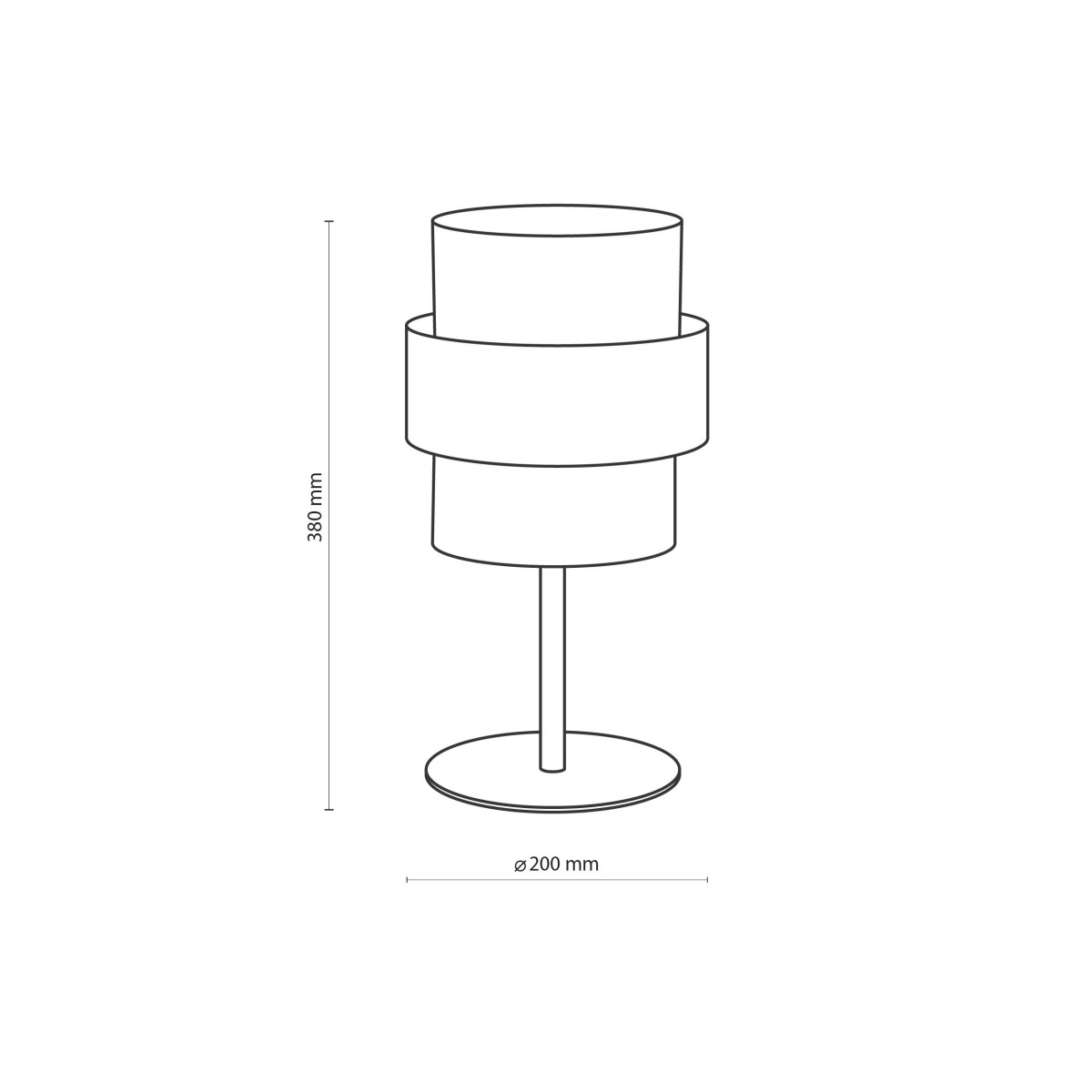 Lampka nocna TK-Lighting CALISTO TKL4705 kolor - czarny - złoty styl Nowoczesny  Glamour