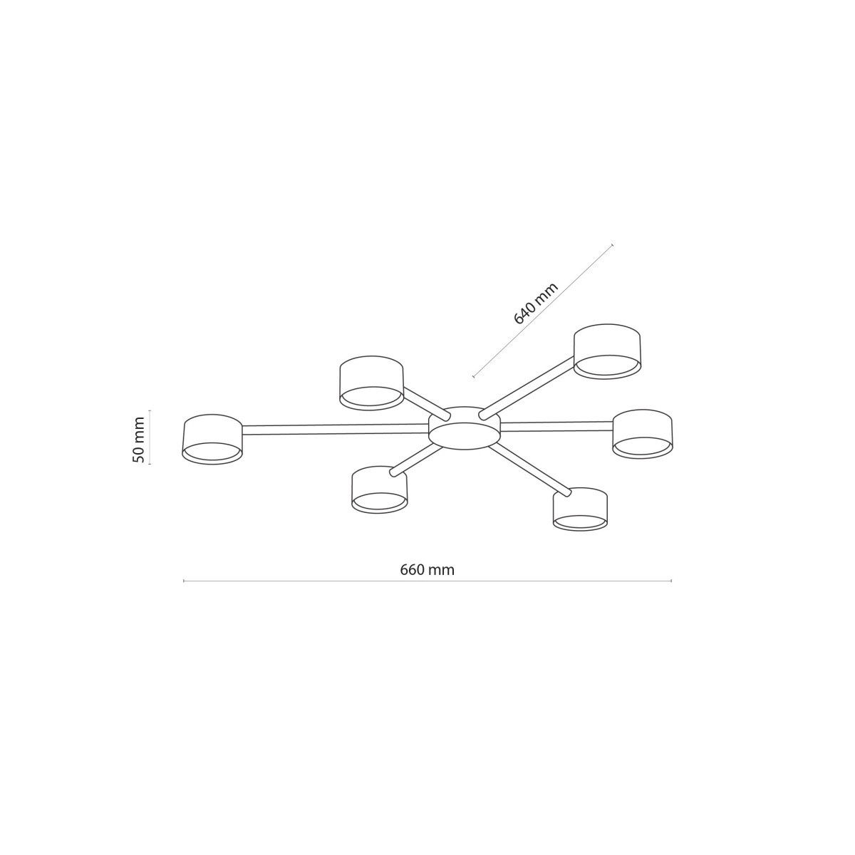 Lampa sufitowa TK-Lighting AVIA TKL4692  Lampa ścienna kolor - czarny styl Nowoczesny  Industrialny