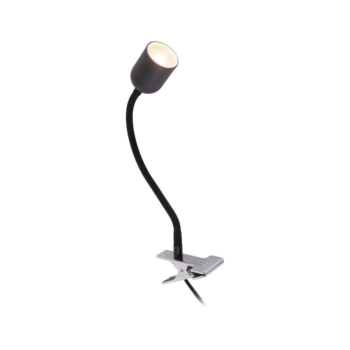 Lampka nocna TK-Lighting TOP TKL4561  Kinkiet kolor - czarny styl Nowoczesny  Loftowy