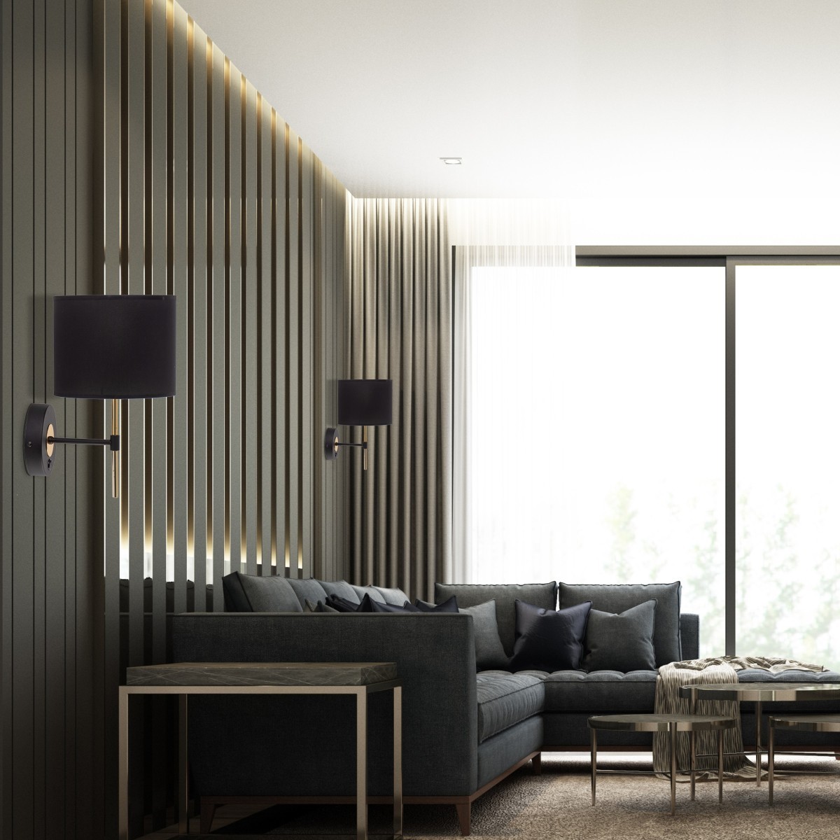 Kinkiet TK-Lighting LORD TKL4672 kolor - złoty - czarny styl Klasyczny  Glamour