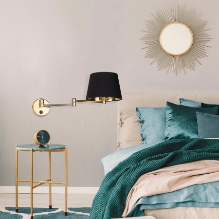 Kinkiet TK-Lighting GLORY TKL6483 kolor - złoty - czarny styl Nowoczesny  Glamour