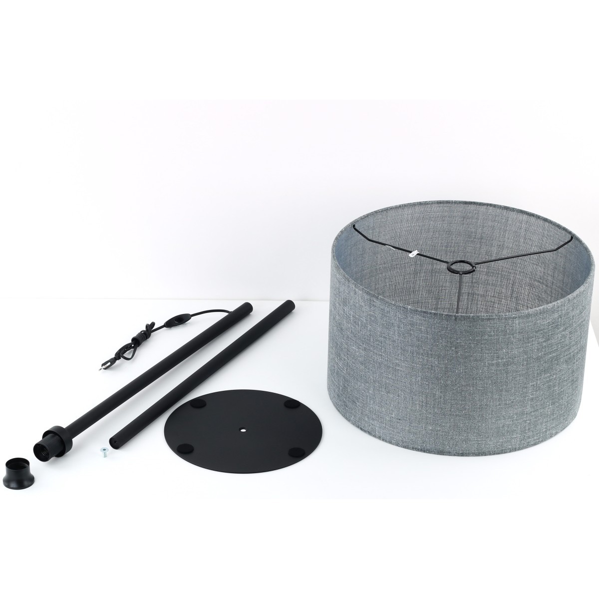 Lampa podłogowa TK-Lighting EARTH TKL5475 kolor - czarny - grafitowy styl Klasyczny  Minimalistyczny