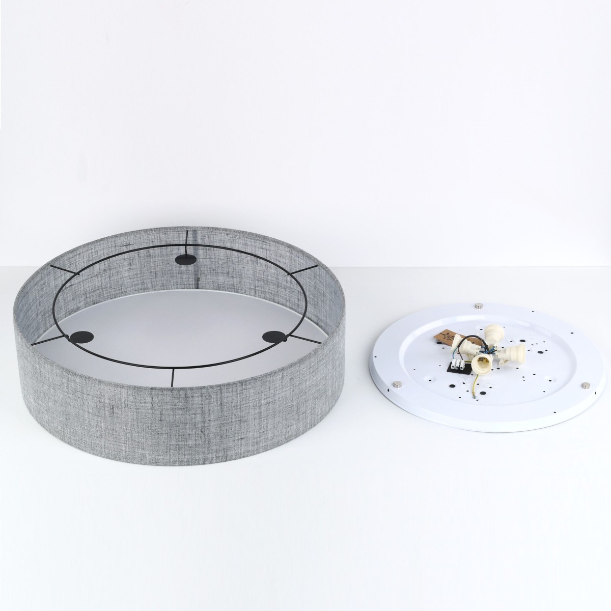 Lampa sufitowa TK-Lighting EARTH TKL4661 kolor - biały - grafitowy styl Loftowy  Klasyczny