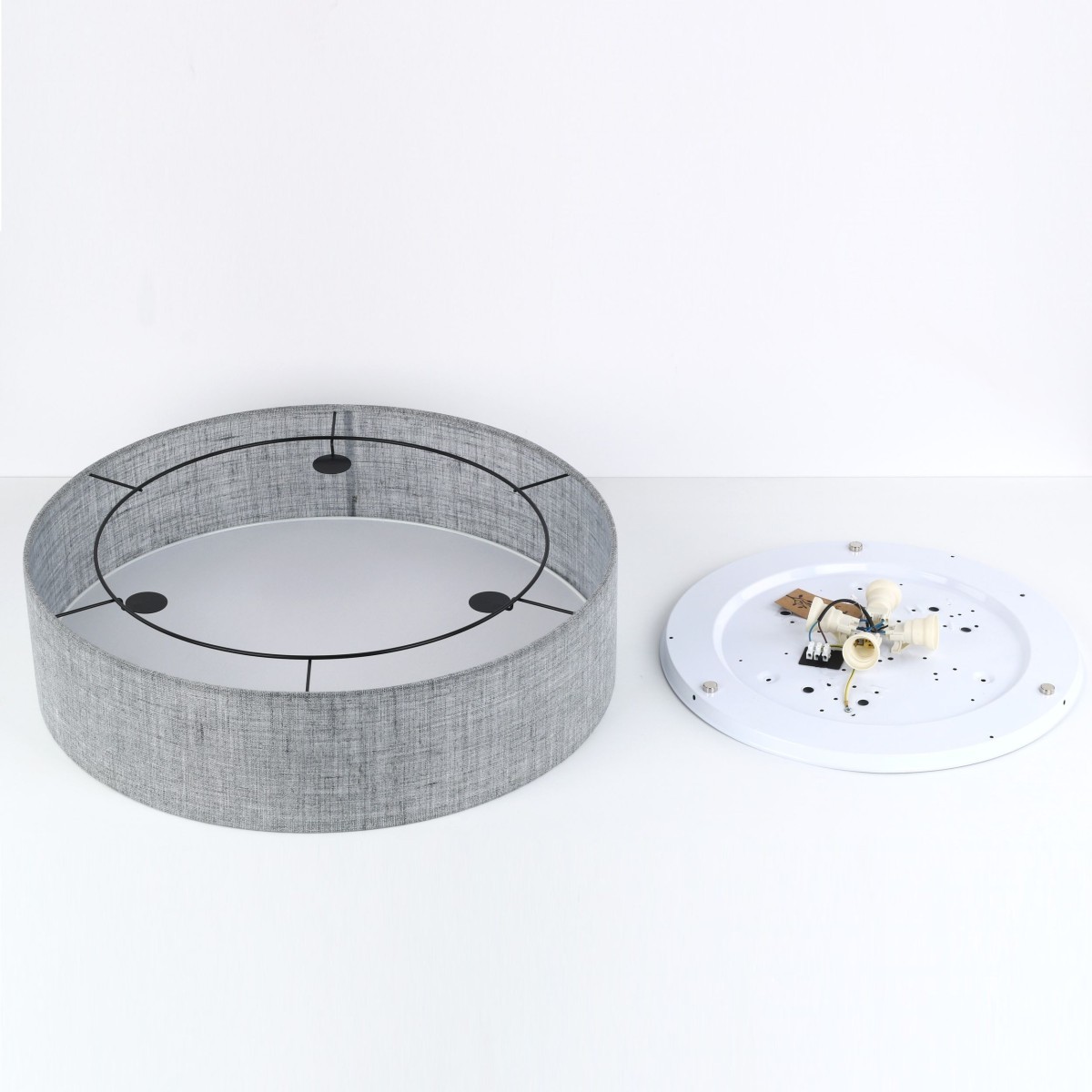 Lampa sufitowa TK-Lighting EARTH TKL4661 kolor - biały - grafitowy styl Loftowy  Klasyczny