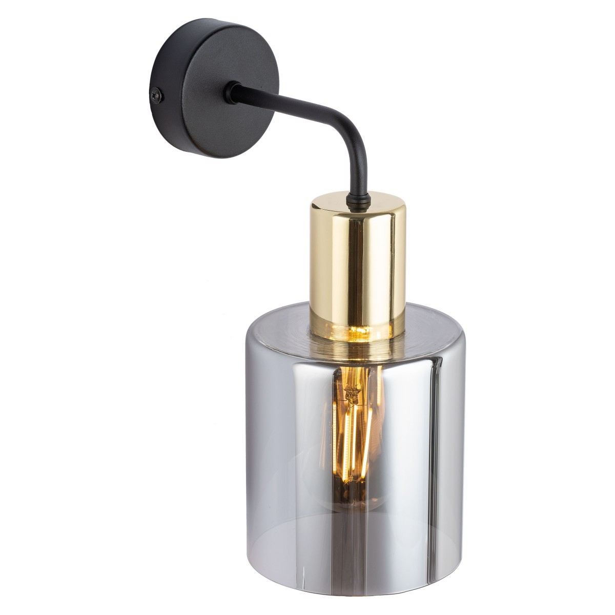 Lampa ścienna TK-Lighting SIERRA TKL6660  Kinkiet kolor - złoty - czarny styl Nowoczesny  Minimalistyczny