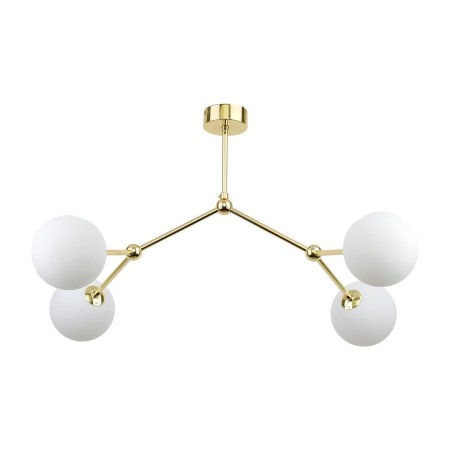 Lampa wisząca TK-Lighting FAIRY TKL6470  Lampa sufitowa kolor - złoty - biały styl Nowoczesny  Glamour