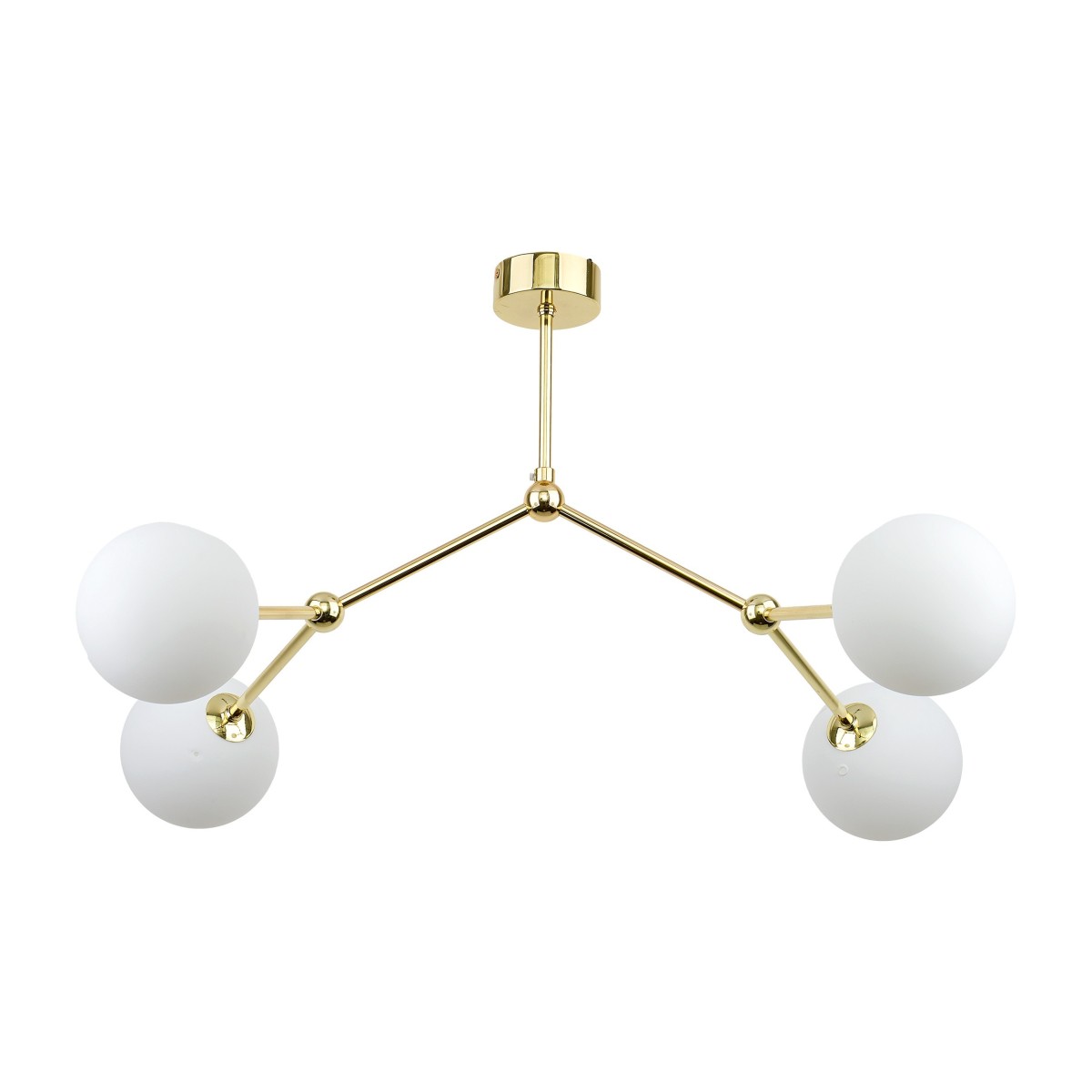 Lampa wisząca TK-Lighting FAIRY TKL6470  Lampa sufitowa kolor - złoty - biały styl Nowoczesny  Glamour