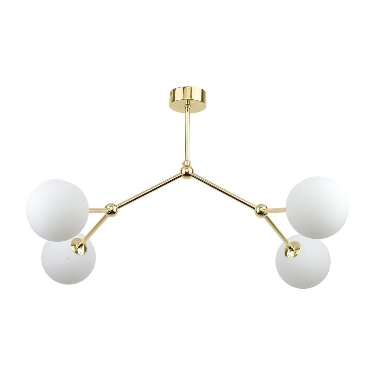 Lampa wisząca TK-Lighting FAIRY TKL6470  Lampa sufitowa kolor - złoty - biały styl Nowoczesny  Glamour