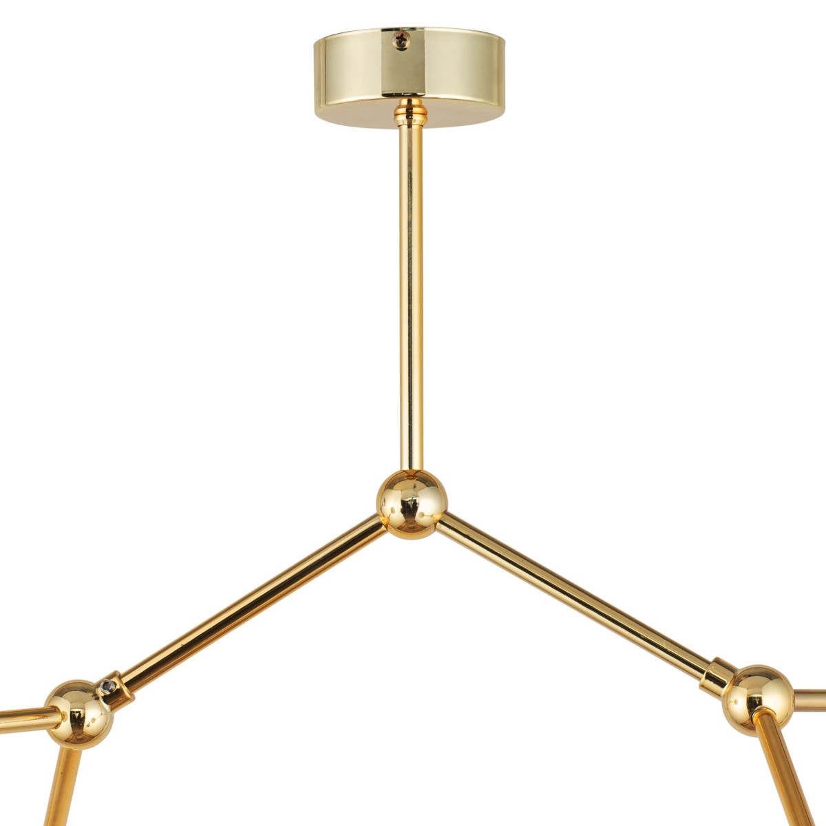 Lampa wisząca TK-Lighting FAIRY TKL6470  Lampa sufitowa kolor - złoty - biały styl Nowoczesny  Glamour