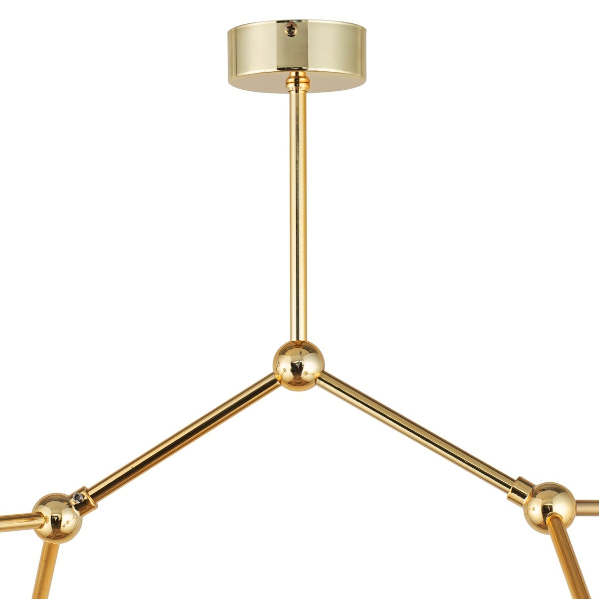 Lampa wisząca TK-Lighting FAIRY TKL6470  Lampa sufitowa kolor - złoty - biały styl Nowoczesny  Glamour